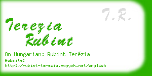 terezia rubint business card